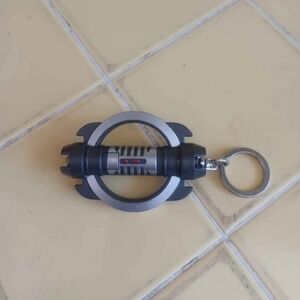 Black and Silver Keychain Accessory